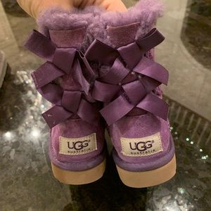 UGG Bailey Bow Purple